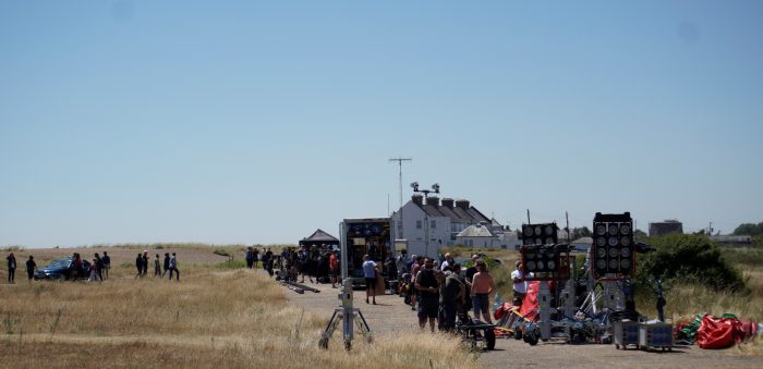 Behind-the-scenes filming in Suffolk